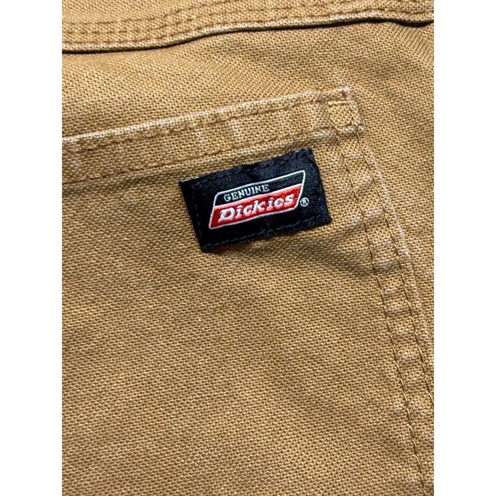 Genuine Dickies Flex Duck Utility Carpenter Pants Mens 42x29 Brown Workwear - Picture 11 of 14
